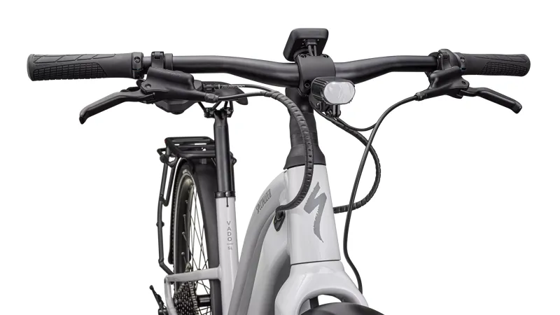 Specialized Turbo Vado 5.0 Step-Through eHybrid Bike in Gloss Dove Gray-2