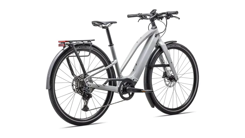 Specialized Turbo Vado 5.0 Step-Through eHybrid Bike in Gloss Dove Gray-6