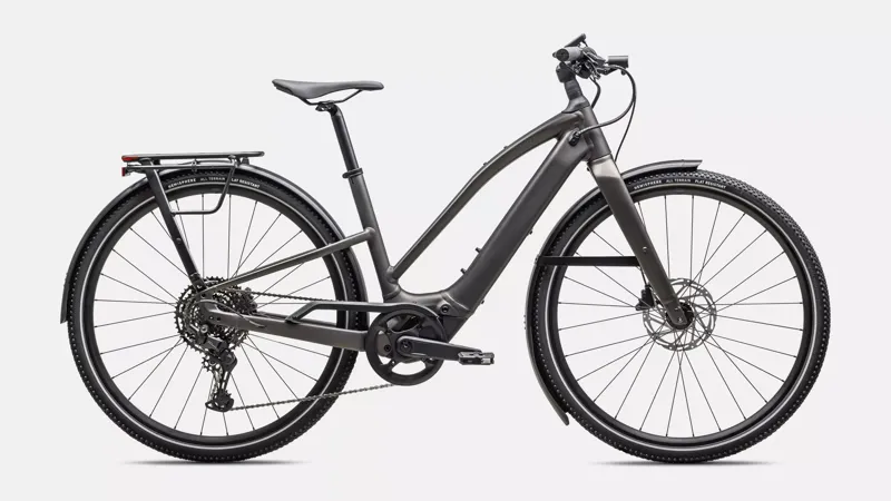 Specialized Turbo Vado SL 2 4.0 Step-Through eHybrid Bike in Gunmetal/Smoke Frost