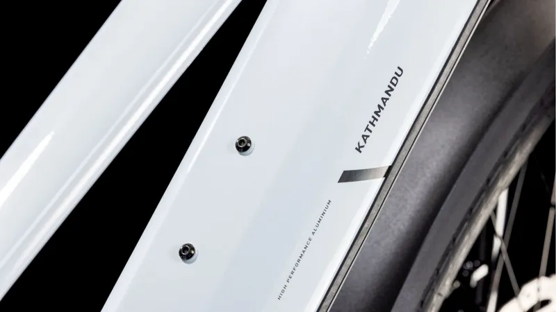 Cube Kathmandu Hybrid One 800 Hybrid Bike in Polar White/Black-6