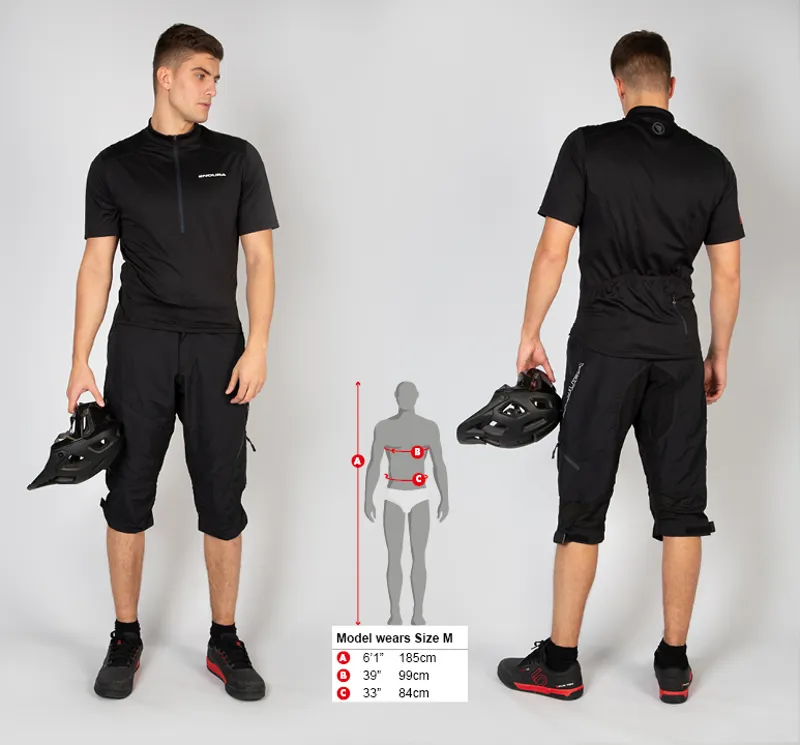 Endura Hummvee Short Sleeved Jersey in Black-2