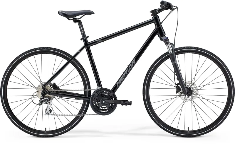 Merida Crossway 20D Hybrid Bike in Black
