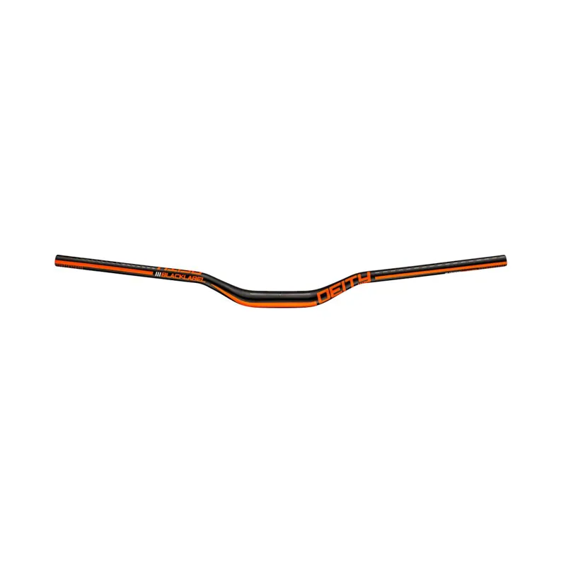 Deity Blacklabel Aluminium Handlebar 31.8mm Bore 38mm Rise ORANGE 800mm