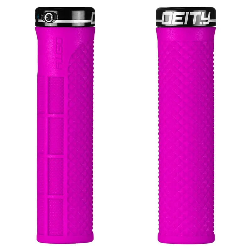 Deity Lockjaw Grips in Pink
