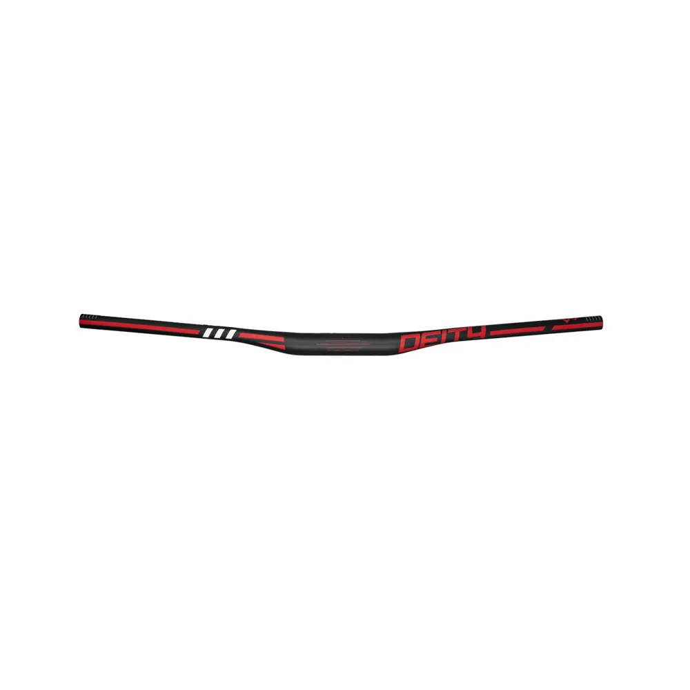 South Downs Bikes Deity Skywire Carbon Handlebar 35mm Bore 15mm Rise RED 800mm | FREE delivery over £30 + Cycle Scheme