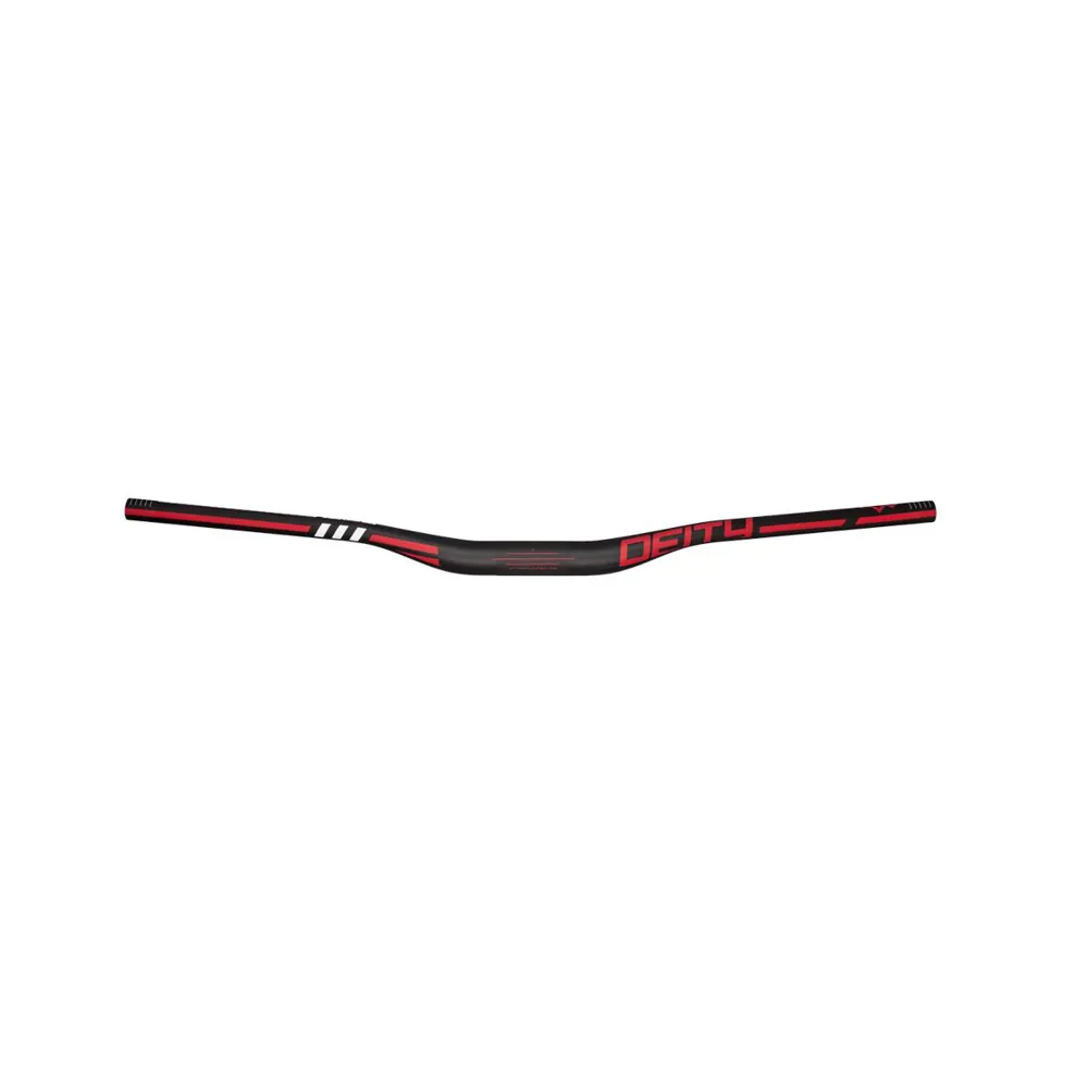 South Downs Bikes Deity Skywire Carbon Handlebar 35mm Bore 25mm Rise RED 800mm | FREE delivery over £30 + Cycle Scheme