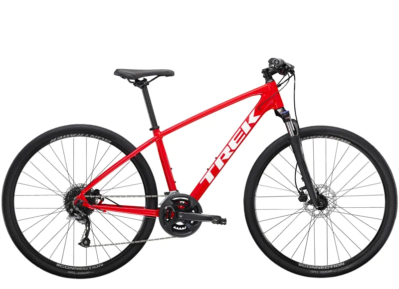 Trek Dual Sport 2 Hybrid Bike in Viper Red