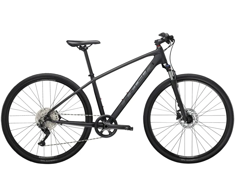 Trek Dual Sport 3 Hybrid Bike in Matte Black Trek Black