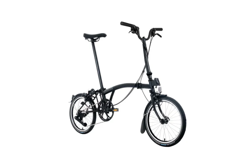 Brompton C Line 4-Speed Matt Black Mid bar with Super Roll+-1