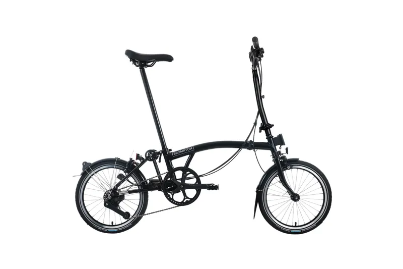 Brompton C Line 4-Speed Matt Black Mid bar with Super Roll+
