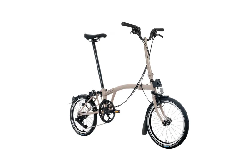 Brompton C Line 4-Speed Dune Sand Mid Bar with Super Roll+-1