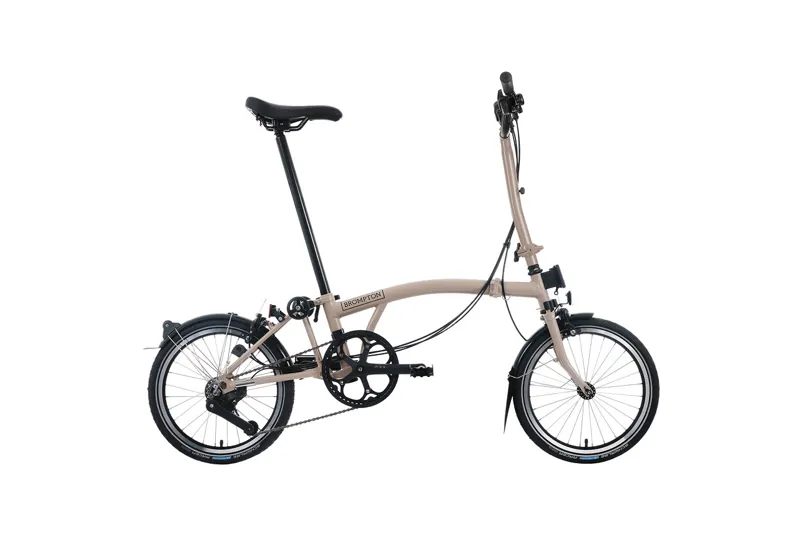 Brompton C Line 4-Speed Dune Sand Mid Bar with Super Roll+