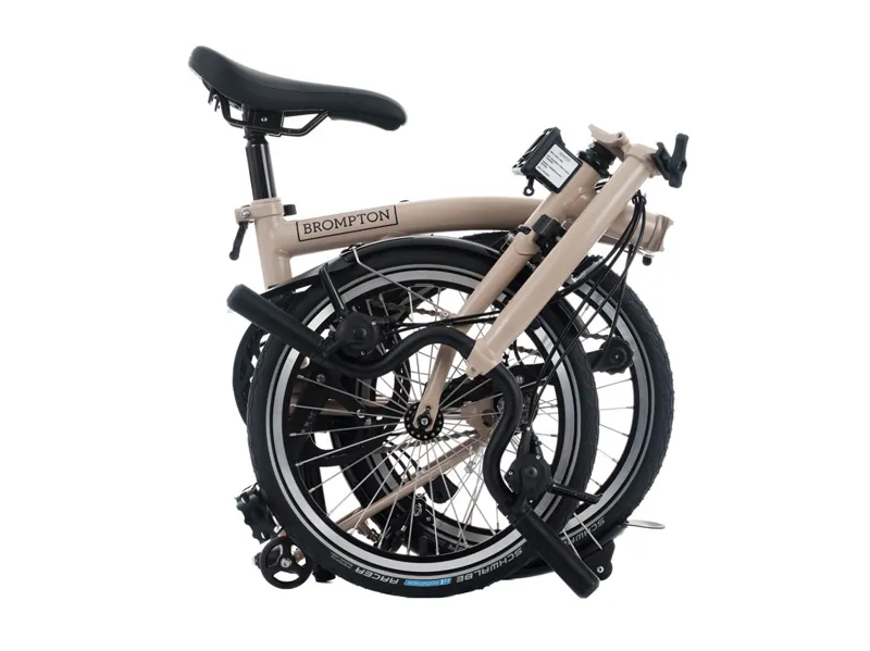 Brompton C Line 4-Speed Dune Sand Mid Bar with Super Roll+-3