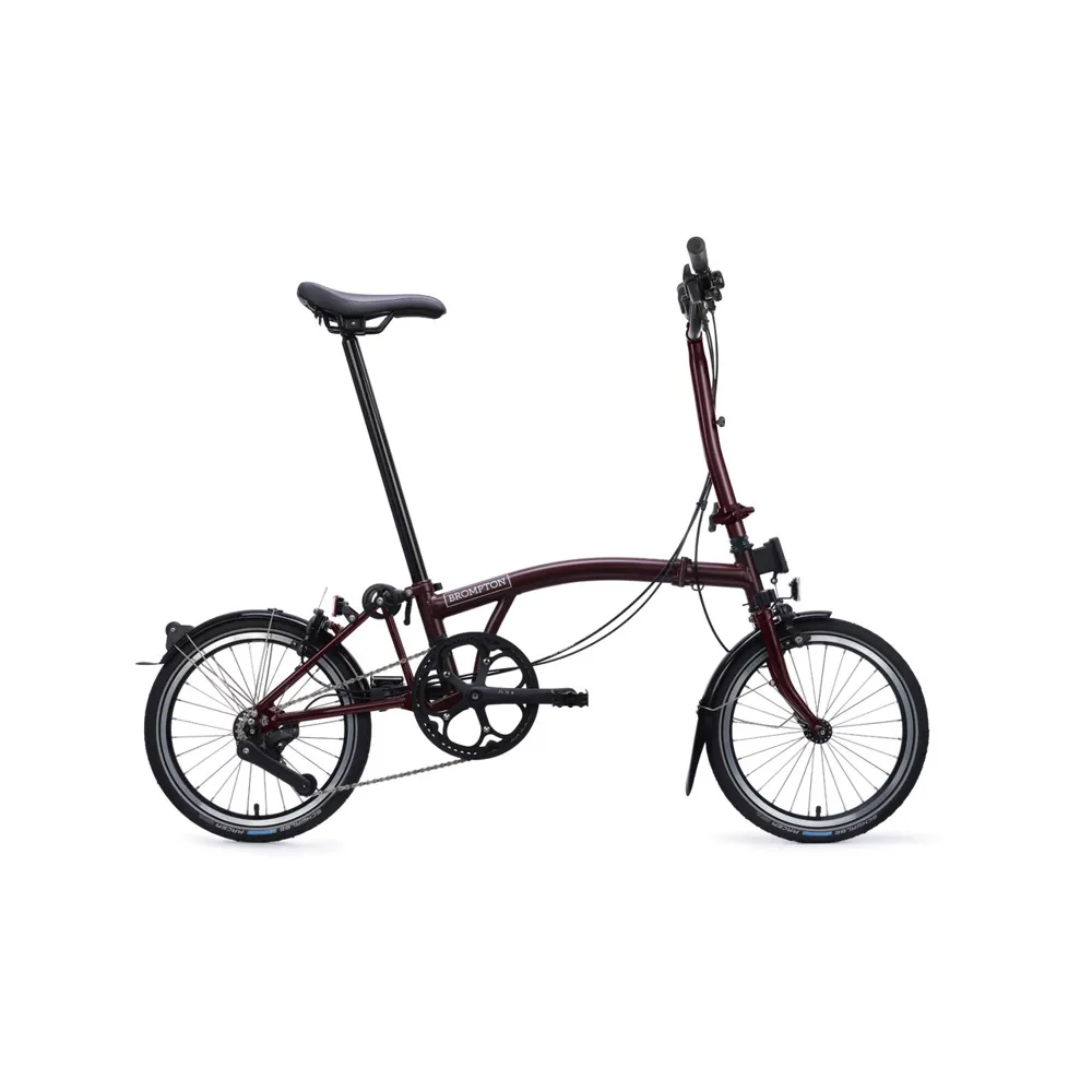South Downs Bikes Brompton C Line 4-Speed Red Plum High Bar with Super Roll+ | FREE delivery over £30 + Cycle Scheme
