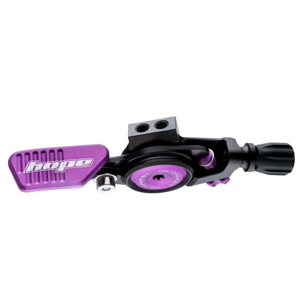 South Downs Bikes Hope Dropper Lever - Lever Only - Black/ Purple Black | FREE delivery over £30 + Cycle Scheme