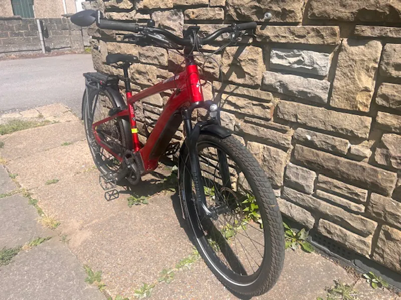 Pre Loved Specialized Turbo Vado 5.0 Electric Bike in Red Medium Frame-1