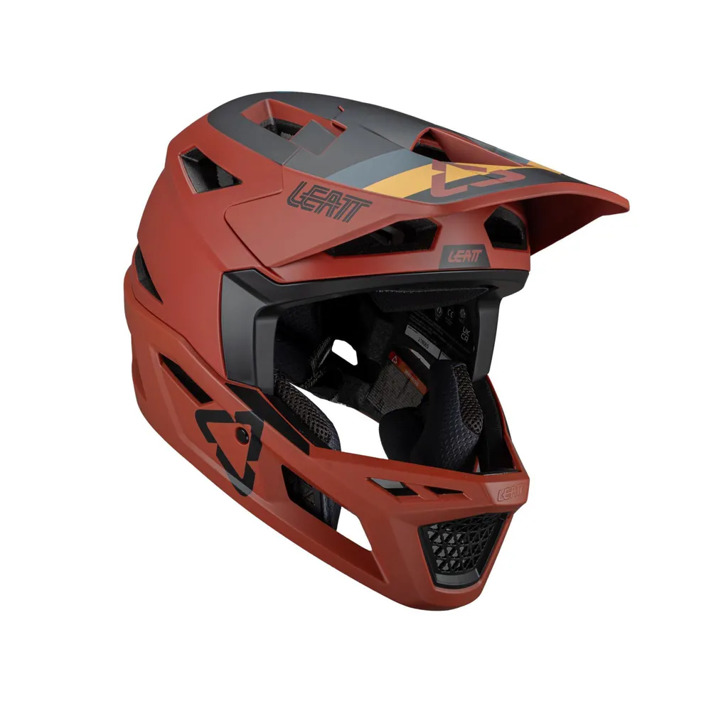 South Downs Bikes Leatt Gravity 4.0 MTB Helmet in LAVA | FREE delivery over £30 + Cycle Scheme