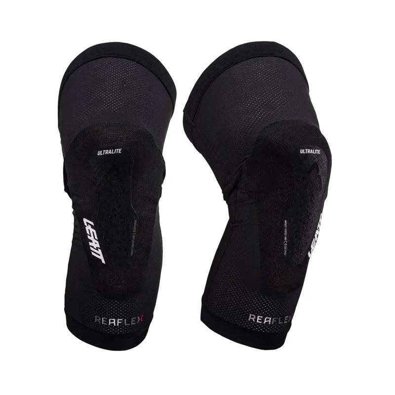 Leatt ReaFlex UltraLite Knee Guards in Black