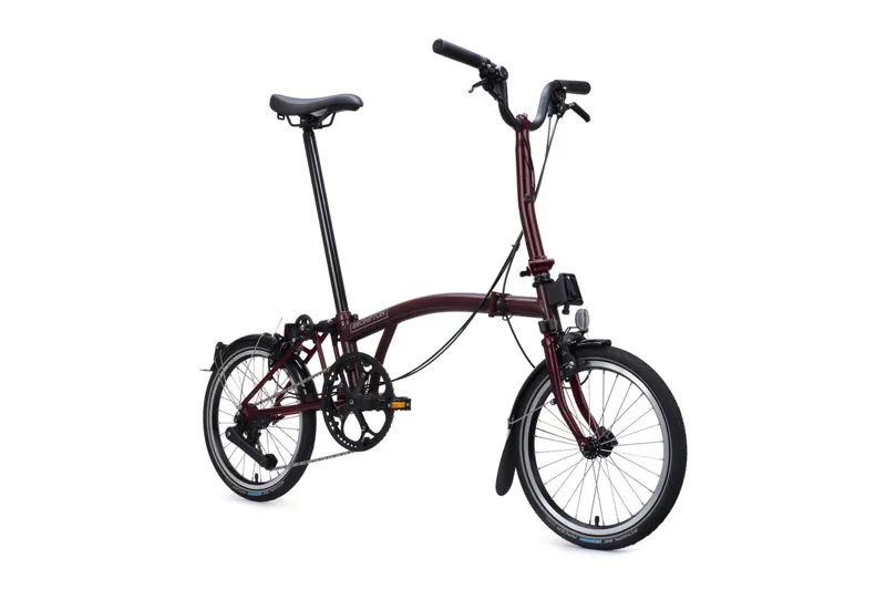 Brompton C Line Medium 4spd - Plum Red-1