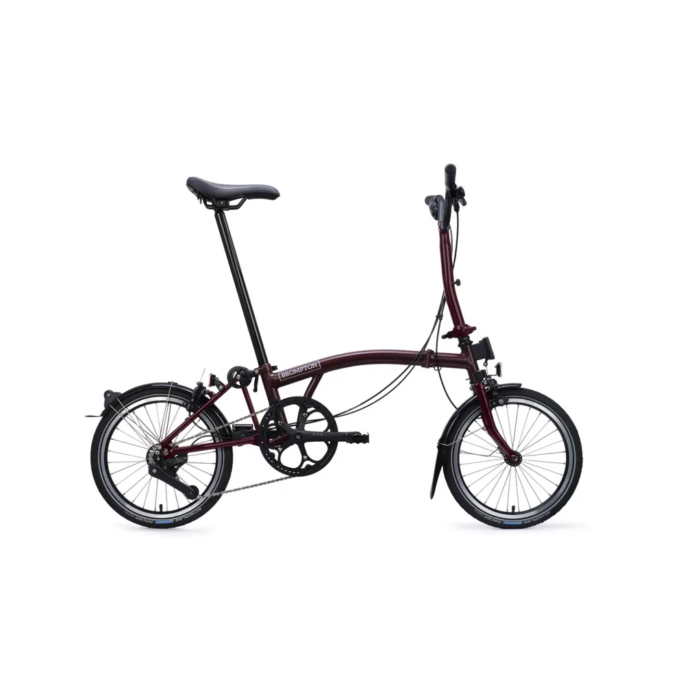 South Downs Bikes Brompton C Line Medium 4spd - Plum Red | FREE delivery over £30 + Cycle Scheme