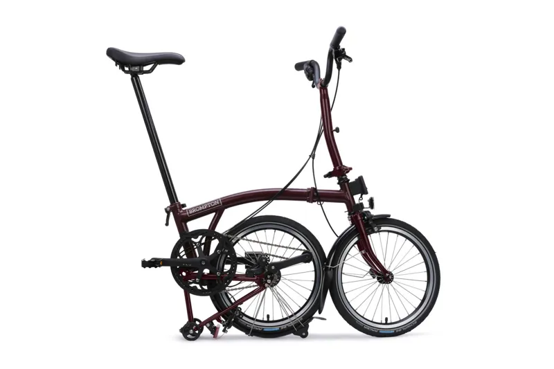 Brompton C Line Medium 4spd - Plum Red-2