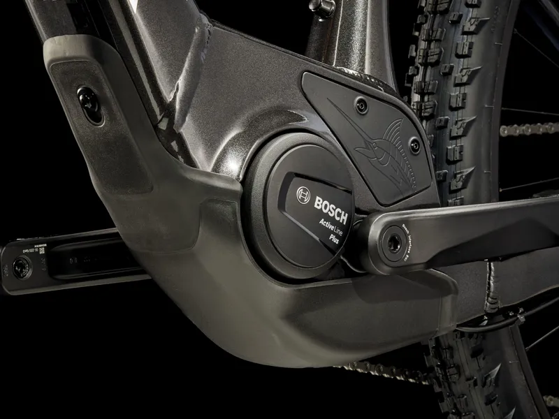 Trek Marlin + 6 Electric Mountain Bike in Dnister Black-1