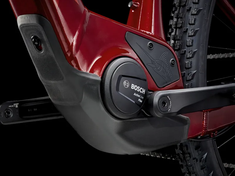 Trek Marlin + 6 Electric Mountain Bike in Crimson-1