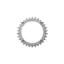 Hope Retainer Ring - Silver
