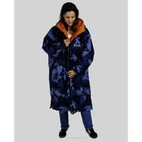 South Downs Bikes Dryrobe dryrobe Advance Long Sleeve Blue Camo/Orange - Medium | FREE delivery over £30 + Cycle Scheme