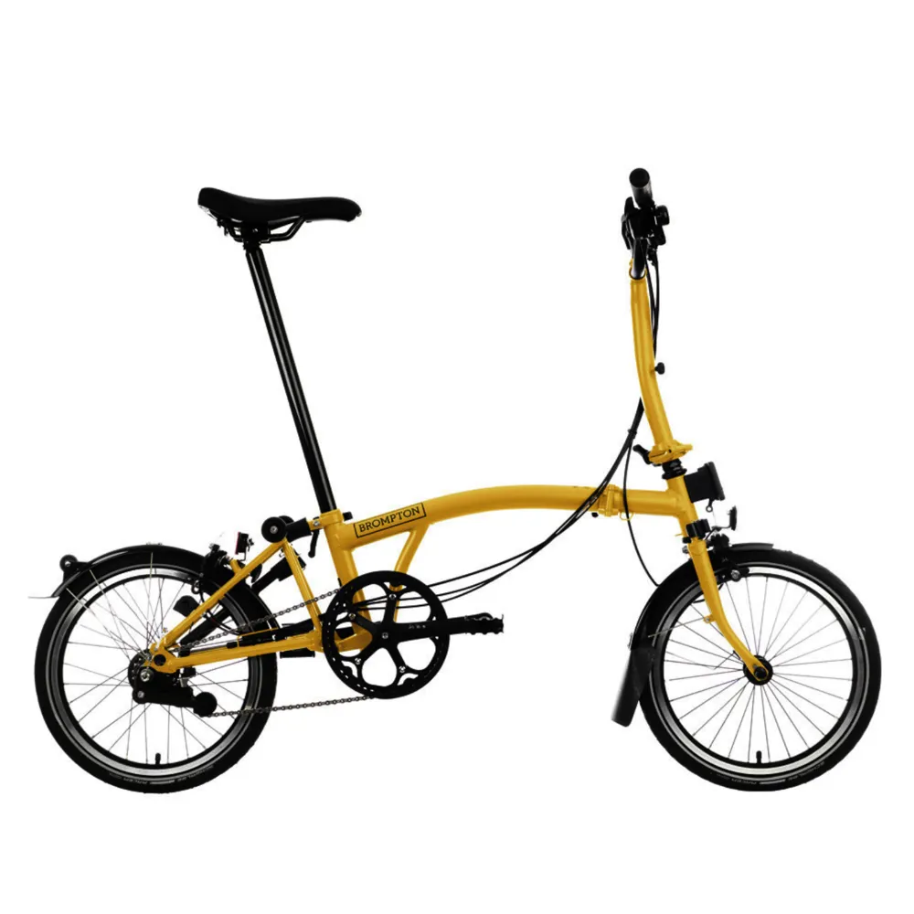 South Downs Bikes Brompton C-Line Explore Mid 6 Speed - Yellow | FREE delivery over £30 + Cycle Scheme