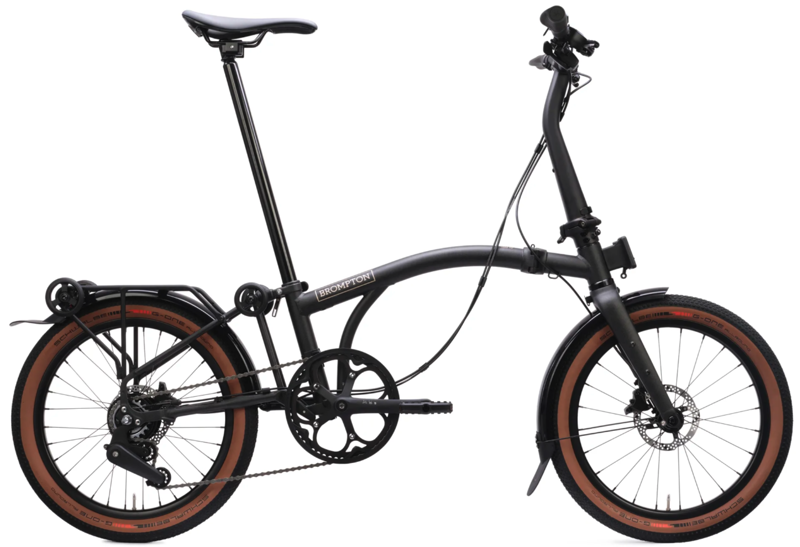 Brompton G Line 8 spd Space Black Small with Roller frame-1