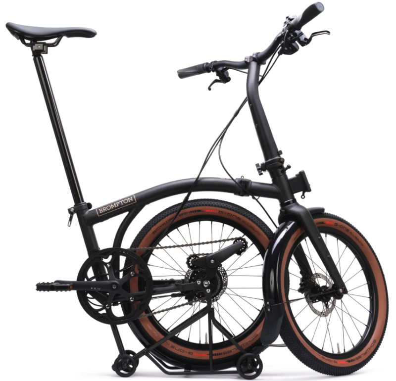 Brompton G Line 8 spd Space Black Small with Roller frame-2