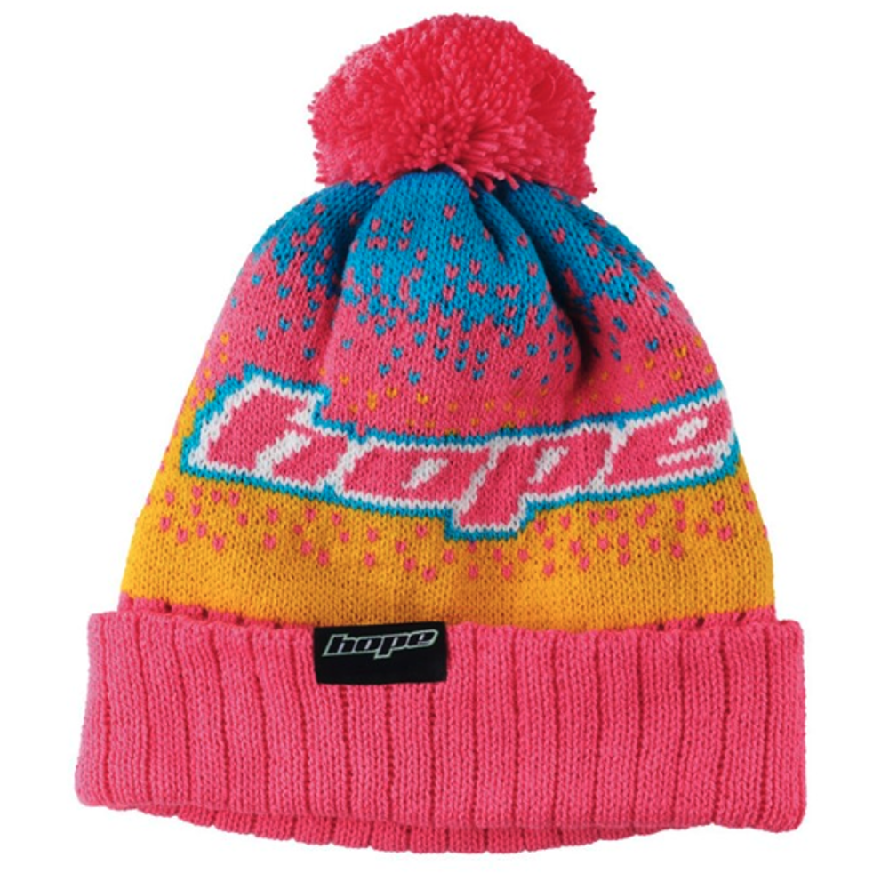 South Downs Bikes Hope Bright Bobble Hat Pink | FREE delivery over £30 + Cycle Scheme