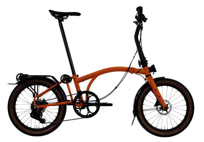 Brompton G Line with Roller Frame - 8 Speed - Adventure Orange - Medium