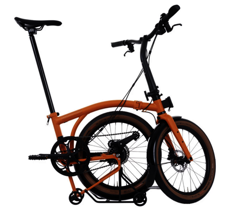 Brompton G Line with Roller Frame - 8 Speed - Adventure Orange - Medium-2