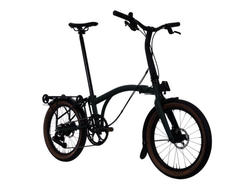 Brompton G Line 8spd in Forest Green with Roller frame - Medium-3