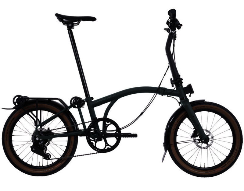 Brompton G Line 8spd in Forest Green with Roller frame - Medium