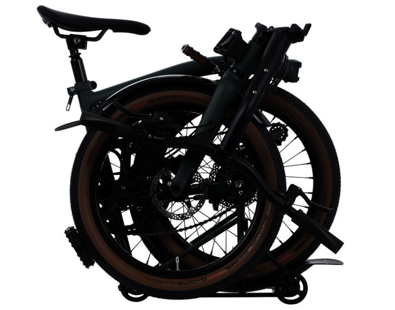 Brompton G Line 8spd in Forest Green with Roller frame - Medium-2