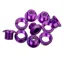 ID Alloy XL 6.5mm Aluminium Chainring Bolts in Anodized Purple