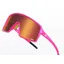 Melon Optics Kingpin Sunglasses Trail Neon Pink/Yellow Highlights/Red Chrome