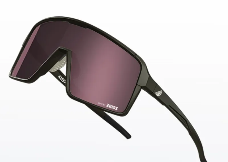 Melon Optics Kingpin Sunglasses Trail Black/Silver Highlights/Violet Chrome