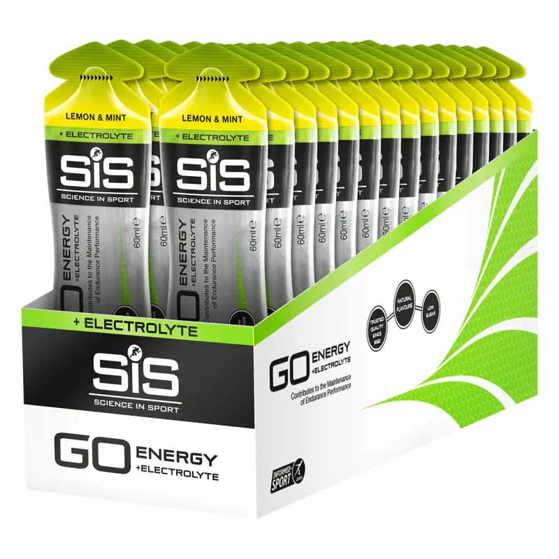 Science in Sport GO Isotonic 30 Pack Electrolyte Gel in Lemon and Mint