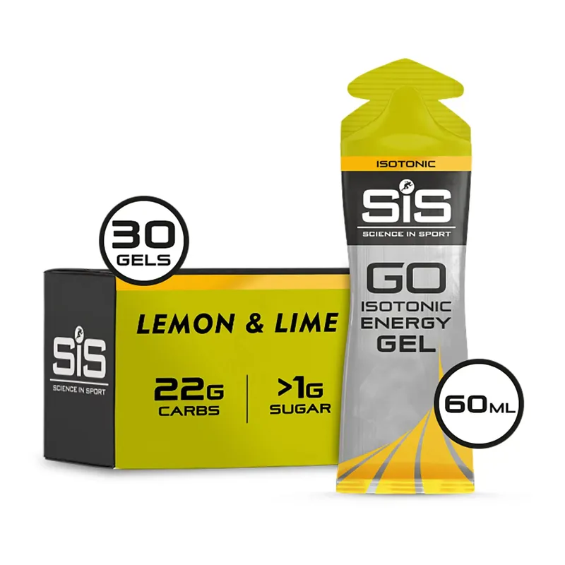 Science in Sport GO Isotonic 30 Pack Energy Gels in Lemon and Lime