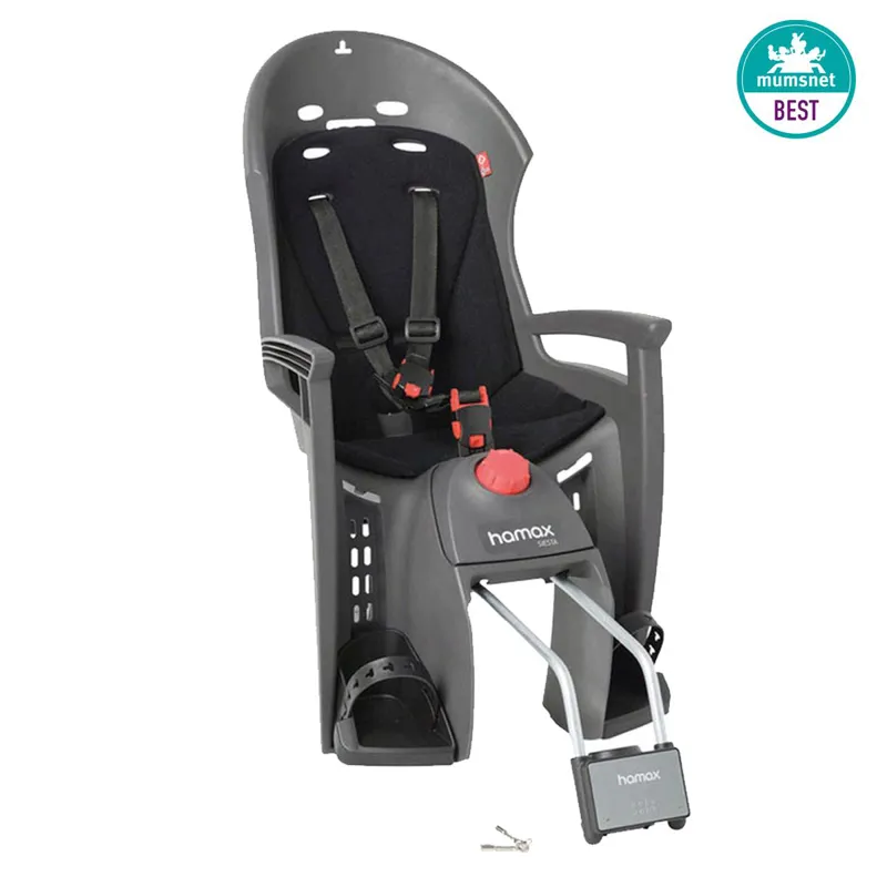 Hamax Siesta Child Bike Seat: Grey/ Orange GREY/ORANGE size