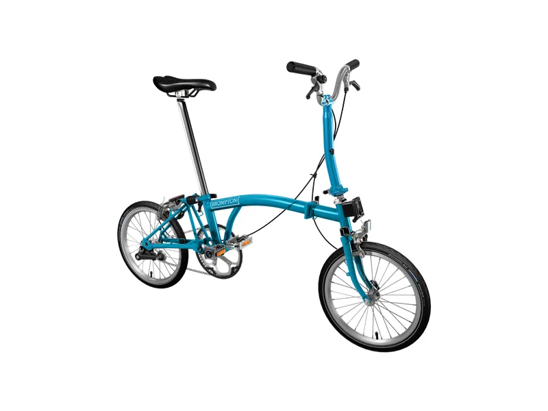 Brompton B75 Turkish Blue Folding Bikes