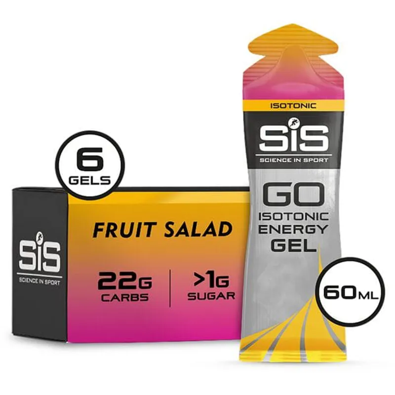 Science in Sport GO 6 Pack Energy Gels in Fruit Salad