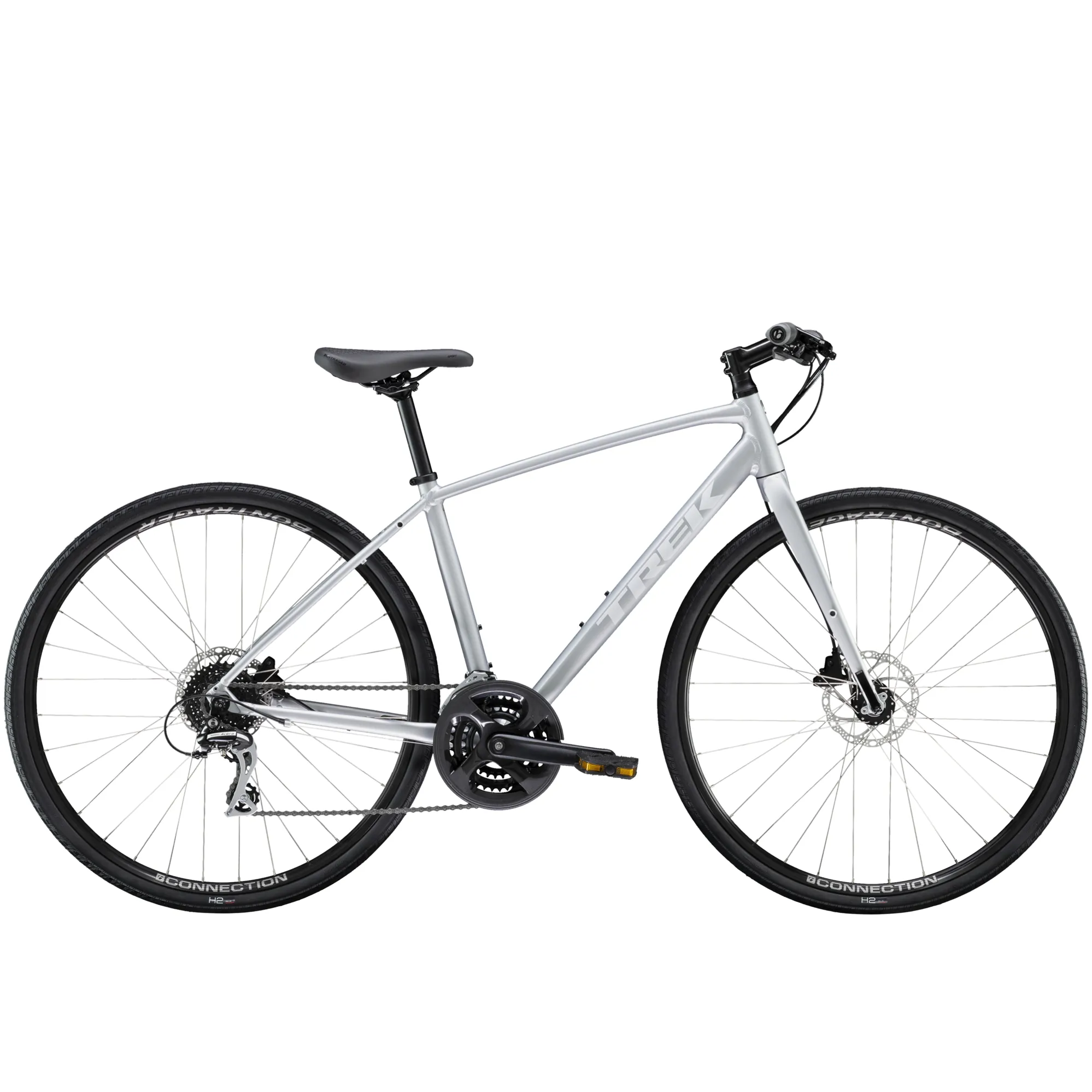 Trek FX Disc Womens Hybrid Bike in Silver 20211