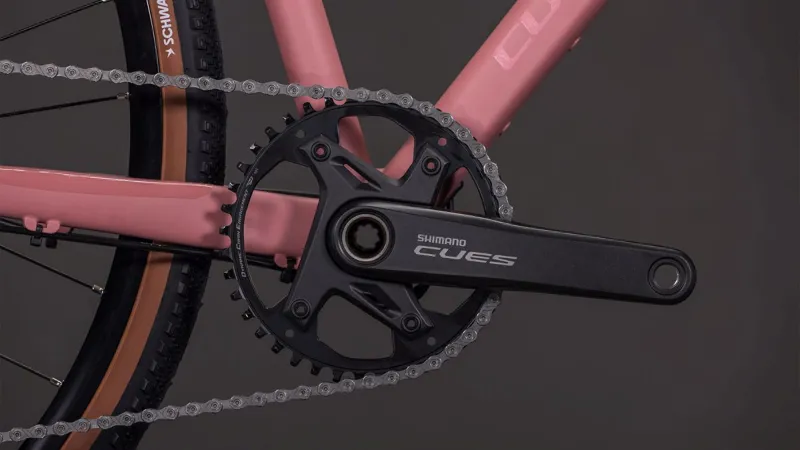 Cube Nuroad One Gravel Bike in Ruby/Puce-6