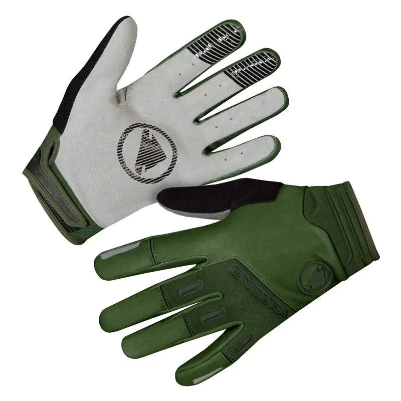 Endura SingleTrack Windproof MTB Glove in Green