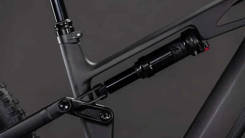 Cube Stereo Hybrid One44 HPC Race 800 E-MTB In Blackline-6